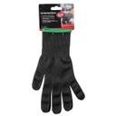 Tablecraft The Protector Medium Cut Resistant Green Cuff Black Glove, 9.625 x 5 x 0.125 inch