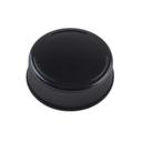 Tablecraft InvertaTop 2.75 inch Polyethylene Black 63mm End Cap for Squeeze Bottles, 12 count