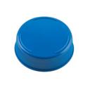 Tablecraft InvertaTop 2.75 inch Polyethylene Blue 63mm End Cap for Squeeze Bottles, 12 count