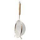 Tablecraft Tin Plated Fine Double Mesh Strainer with Wood Handle, 6.25 inch Dia.
