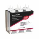 Tablecraft 12 Ounce Clear Cone Tip and Natural Top Squeeze Bottle, 6 count -- 12 per case