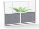 Luxor Modular Room Divider Wall System with 70 x 48 inch Starter Wall