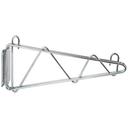 Winco VCB Series Chrome Plated Shelving Wall Mount Bracket, 18 inch Width -- 2 per case.