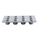 Aluminized Steel with Non-Stick Silicone Glaze 12 Cups Muffin/Cupcake Pan