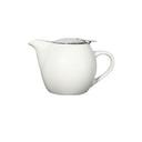 Bright White 6 1/2 Teapot with Lid and Strainer