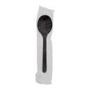 Black Polypropylene Medium Heavy Weight Soup Spoon