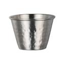 Stainless Steel 2.5 Ounce Large Hammered Ramekin, 48 count