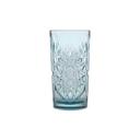 Storytellers Sapphire Glass Hobstar Cooler Tumbler