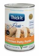 Thick It Seasoned Chicken Patty Puree, 14 Ounce -- 12 per case.