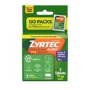 Zyrtec Allergy Tablet, 3 count per pack -- 72 per case.