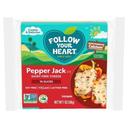 Follow Your Heart Dairy Free Pepper Jack Style Cheese Slices, 7 Ounce -- 11 per case