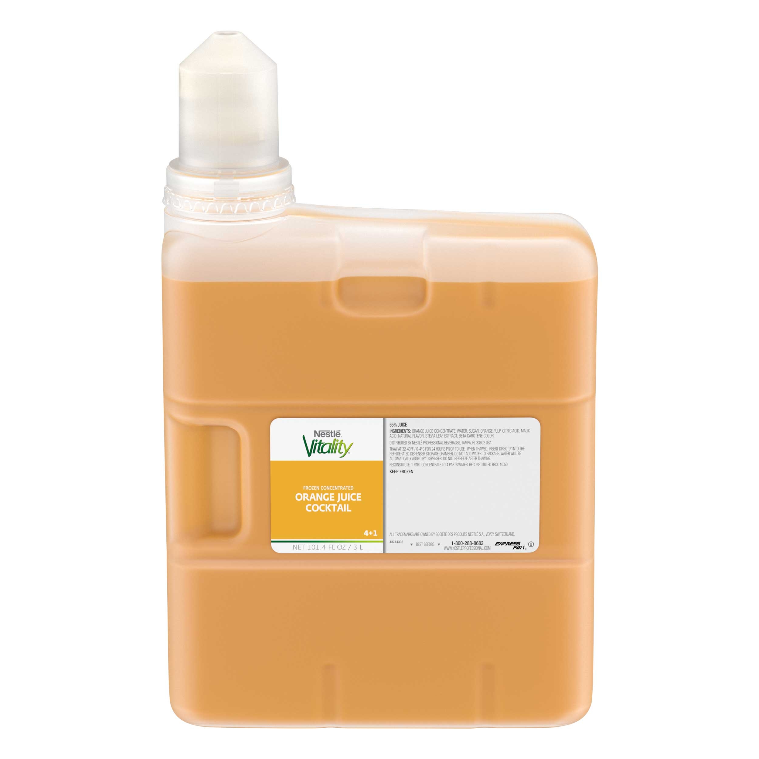 Vitality Orange Juice Cocktail, 33.66 Fluid Ounce -- 9 per case