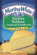 Martha White Sweet Yellow Cornbread and Muffin Mix, 7 Ounce -- 12 per case