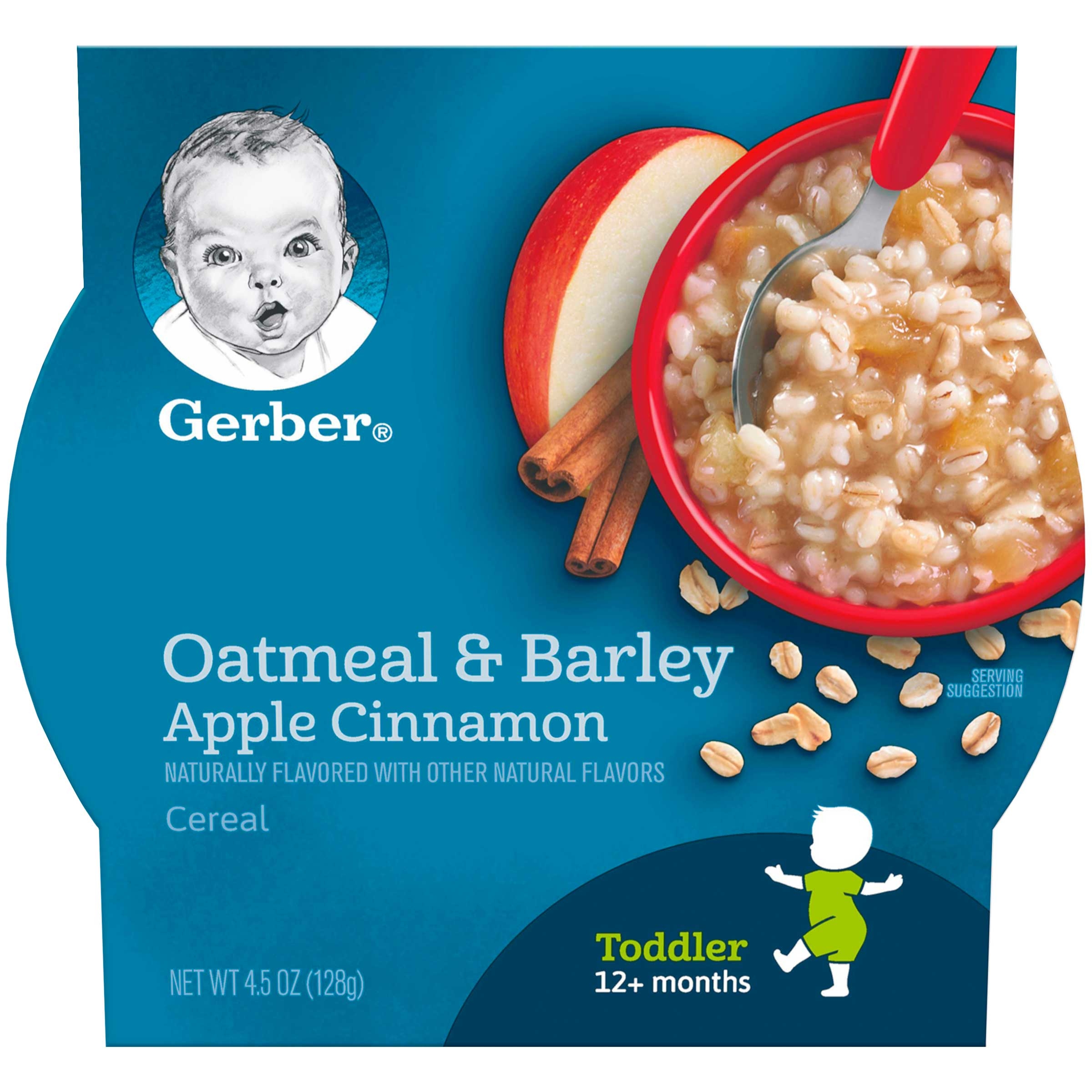 Gerber Breakfast Buddies Apple Cinnamon Breakfast Cereal, 4.5 Ounce -- 8 per case.