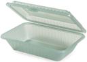GET Enterprises Eco Takeouts Polypropylene Jade Half Size Food Container, 9 x 6.5 inch -- 12 per case