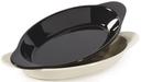 GET Enterprises Melamine Black Oval Side Dish, 10 Ounce -- 24 per case