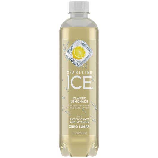 Sparkling Ice Lemonade Sparkling Water, 17 Fluid Ounce -- 12 per case
