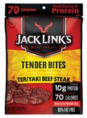 Jack Links Teriyaki Beef Steak Tender Bites, 1 Ounce -- 48 per case.