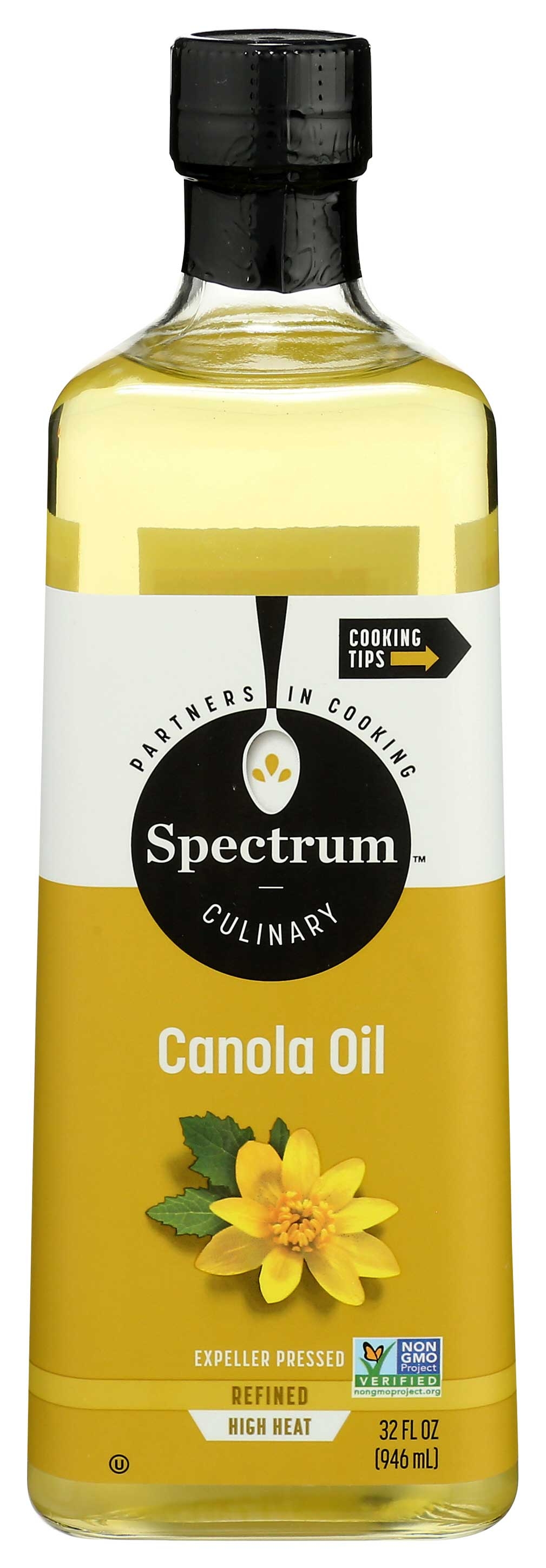 Spectrum Naturals Refined Canola Oil, 14 Ounce -- 12 per case.