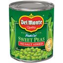 Del Monte No Salt Added Sweet Peas, 8.5 Ounce -- 12 per case.