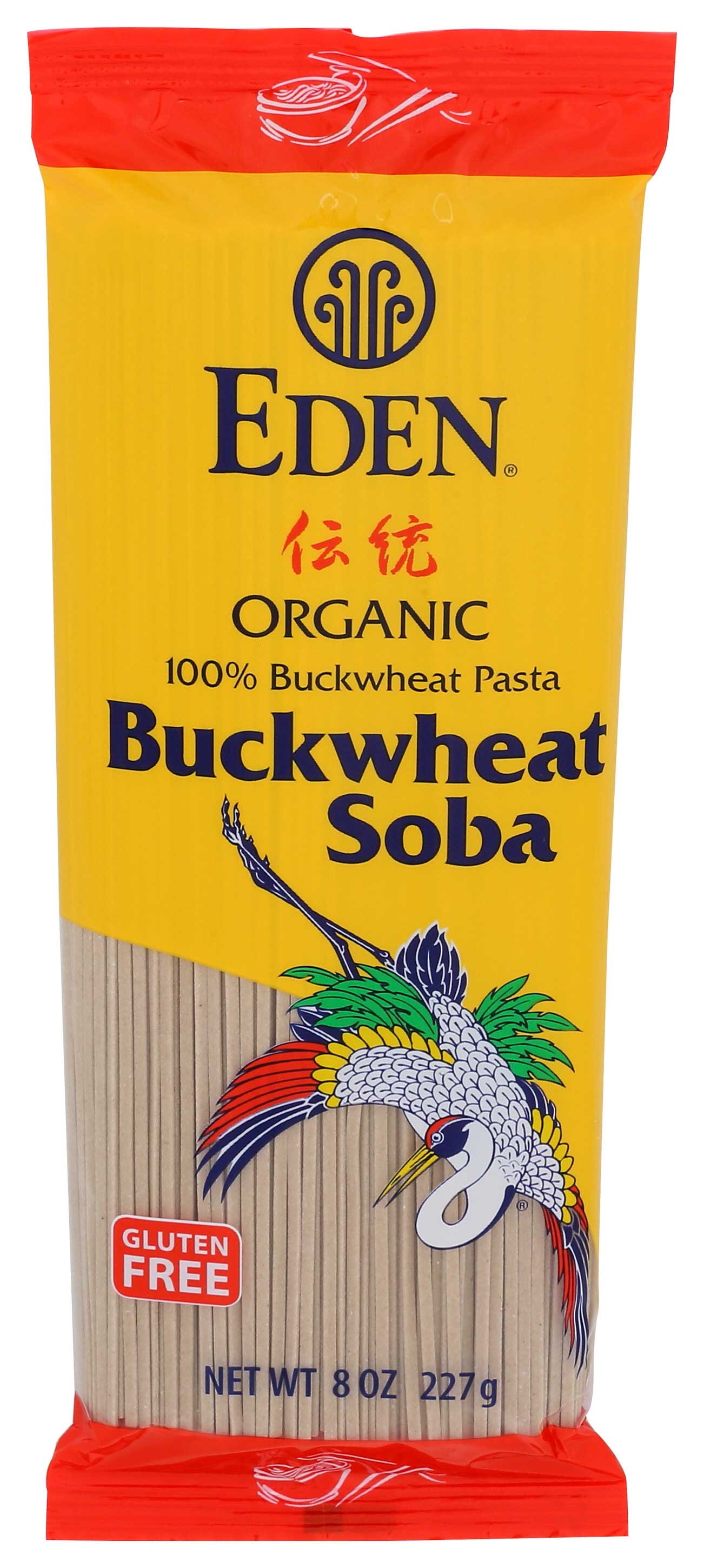 Eden Foods 100 Percent Buckwheat Soba Pasta, 8 Ounce -- 12 per case.