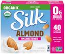 Silk Organic Unsweetened Almond Milk - Club Pack, 64 Ounce -- 3 per case.