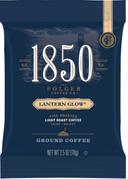 Folgers 1850 Lantern Glow Light Roast Ground Coffee, 2.5 Ounce -- 2 per case.