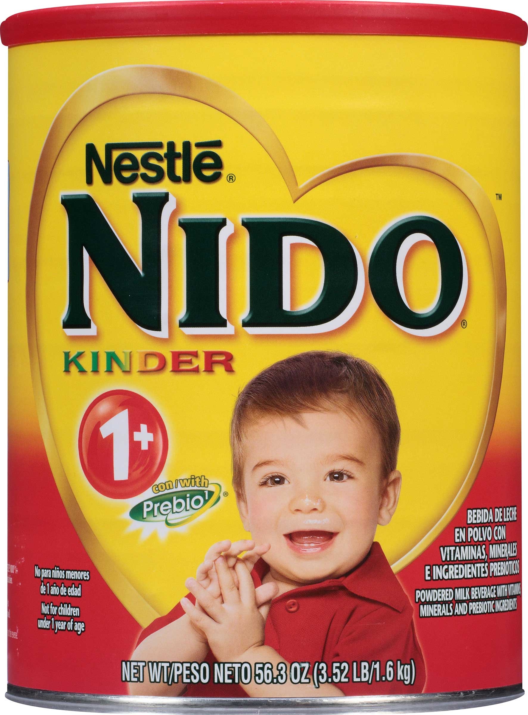 Nestle Nido Prebio 1 Plus Milk Powder, 3.52 Pound -- 60 per case