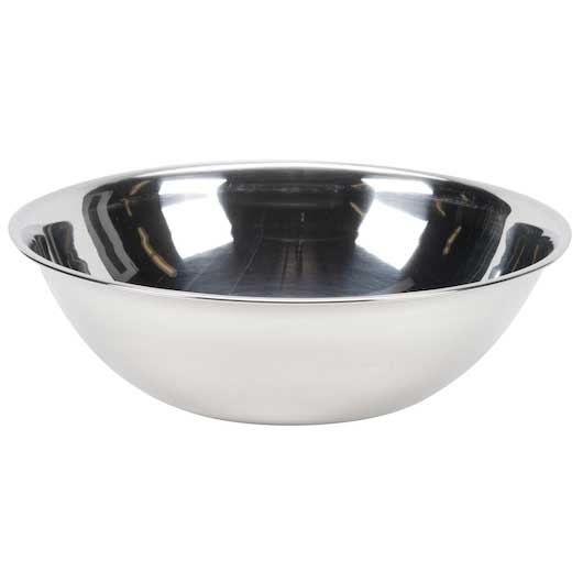 Economy Stainless Steel Mixing Bowl, Capacity 4 Quart