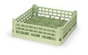 Vollrath Green Medium 16-Compartment Cup Rack, 5 9/16 inch.