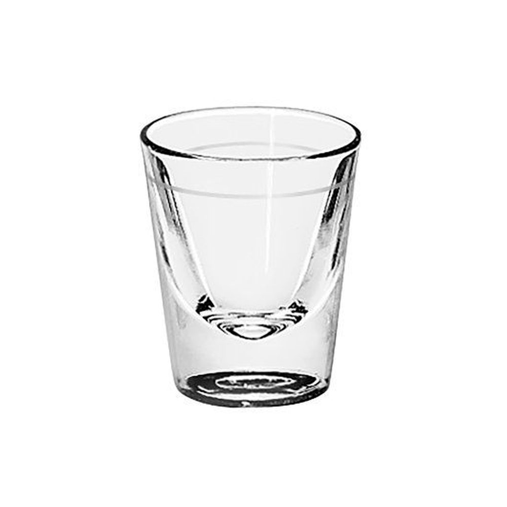 Libbey 5120/A0007 1 Ounce Lined Whiskey Glass, 72 count