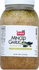 Badia Minced Garlic In Olive Oil, 128 Ounce Jar -- 4 per case