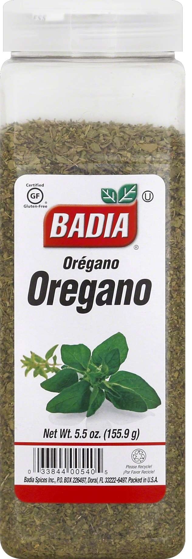 Badia Whole Oregano, 5.5 Ounce Bottle -- 6 per case