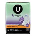 U By Kotex Premium Maxi Overnight Wing Pad, 14 count -- 8 per case