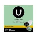 U By Kotex Premium Regular Flat Liner, 129 count -- 4 per case