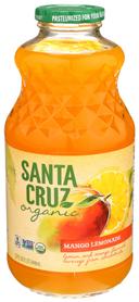 Santa Cruz Organic Mango Lemonade, 32 Ounce -- 12 per case.