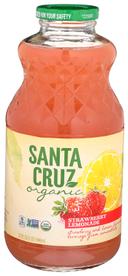 Santa Cruz Organic Strawberry Lemonade Juice, 32 Ounce -- 12 per case.
