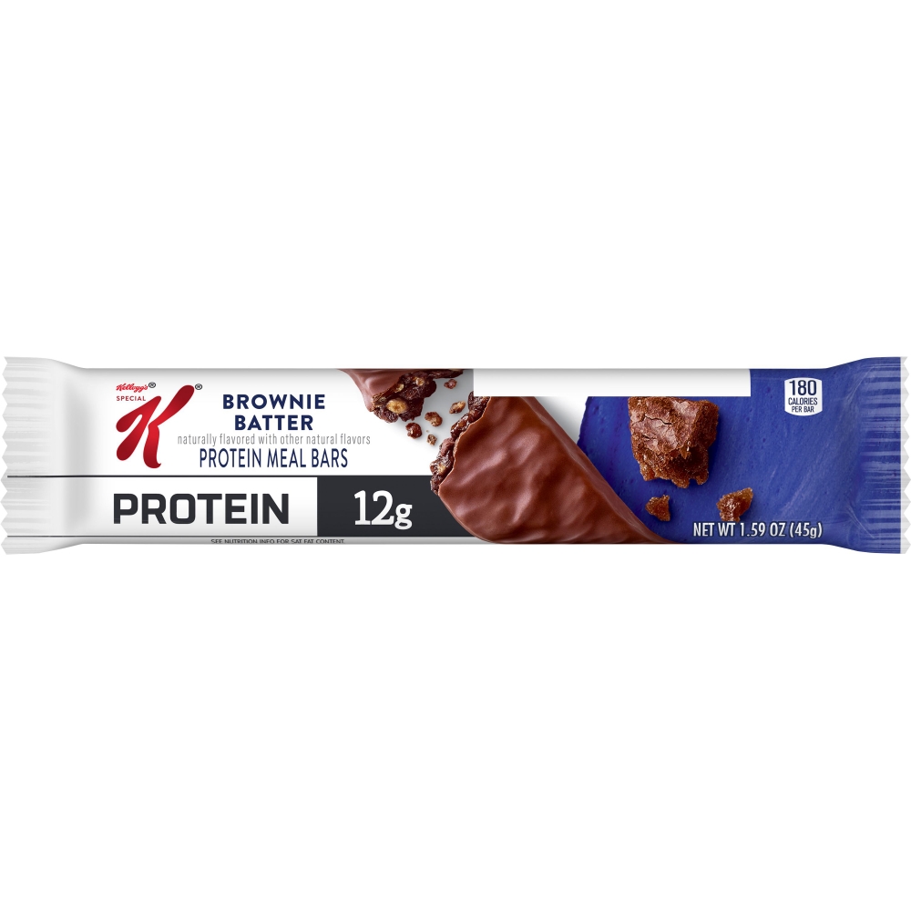 Kelloggs Special K Protein Brownie Batter Bar Snacks -- 48 per case.