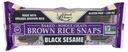 Edward And Sons Organic Black Sesame Brown Rice Snap, 3.5 Ounce -- 12 per case.