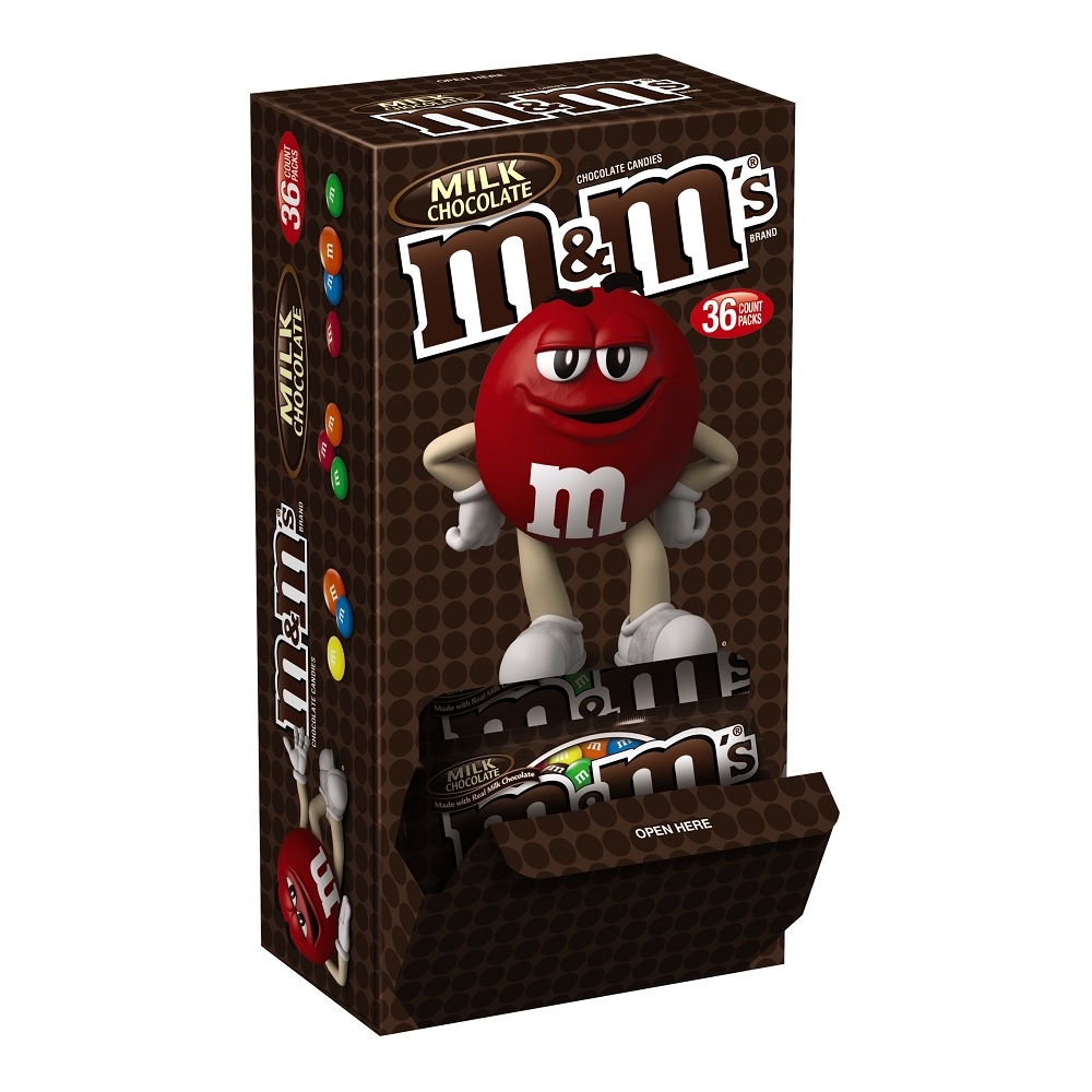 M and Ms Milk Chocolate Candy, 1.69 Ounce -- 324 per case.