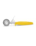 Yellow Ergogrip Microban Stainless Steel Disher.