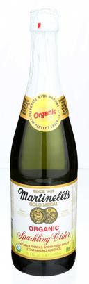 Martinellis Organic Sparkling Cyder, 25.4 Ounce -- 12 per case.