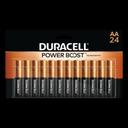 Duracell Coppertop AA Alkaline Batteries, 24 count -- 12 per case
