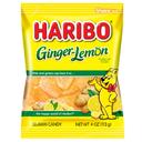 Haribo Ginger lemon Gummy Candy, 4 Ounce -- 12 per case.
