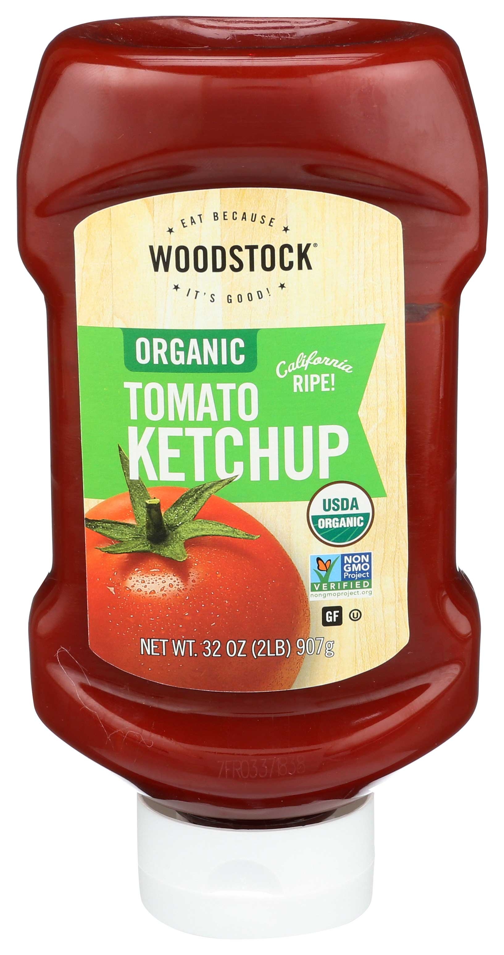 Woodstock Organic Tomato Ketchup, 32 Ounce -- 12 per case.
