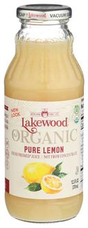 Lakewood Organic Pure Lemon Juice, 12.5 Ounce -- 12 per case.