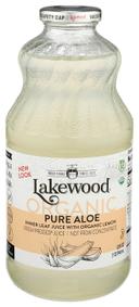 Lakewood Organic Pure Aloe Juice, 32 Ounce