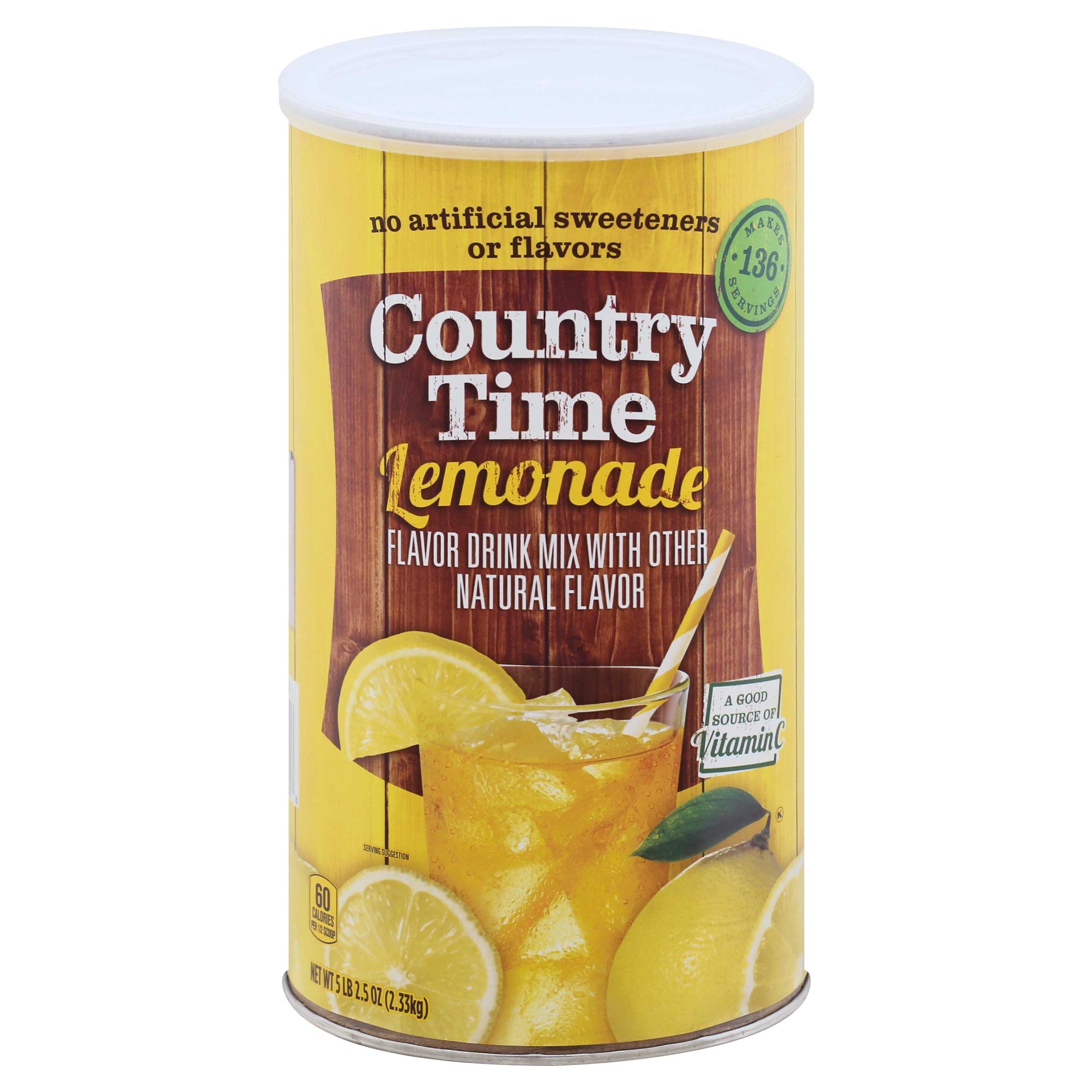 Kraft Country Time Lemonade Beverage, 5.156 Pound -- 6 per case.