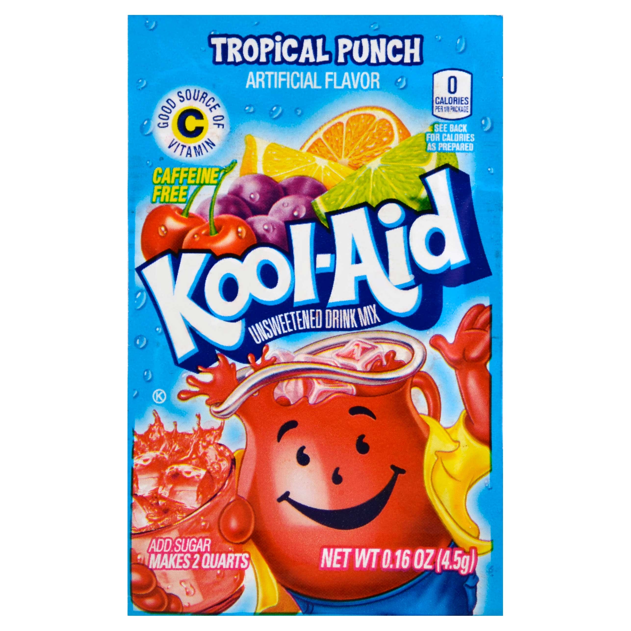 Kraft Kool Aid Tropical Punch Beverage, 0.16 Ounce -- 192 per case.