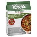 Single Knorr Professional Soup du Jour Beef Vegetable and Barley Soup Mix, 13.9 Ounce